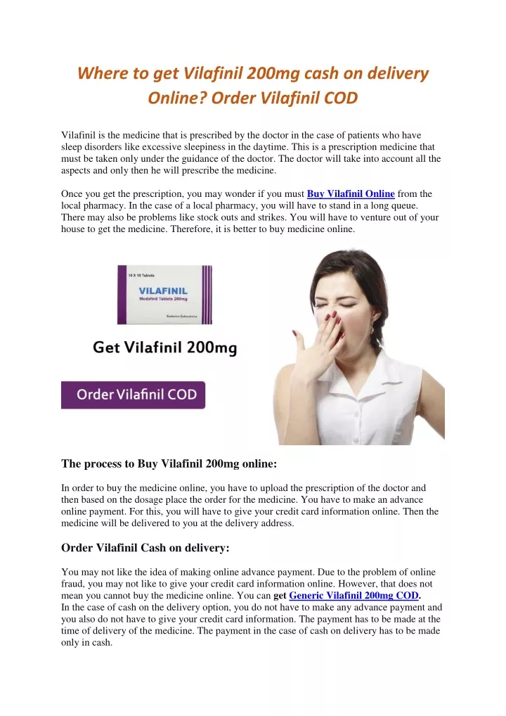 where to get vilafinil 200mg cash on delivery