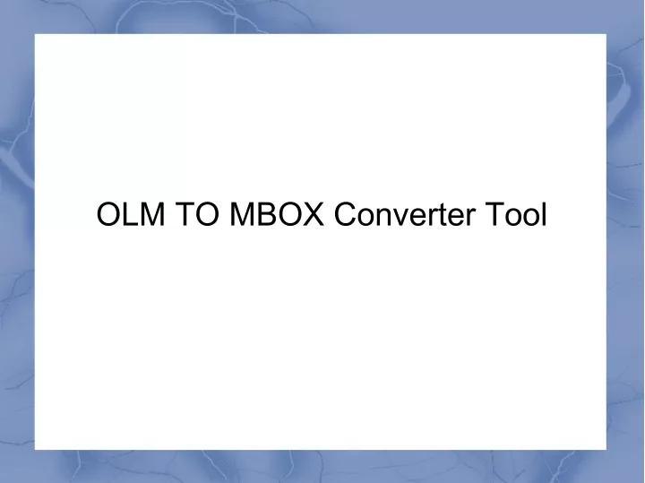 olm to mbox converter tool
