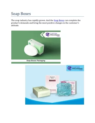 soap boxes