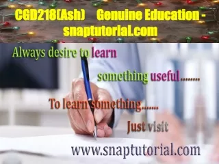 CGD218(Ash)     Genuine Education - snaptutorial.com