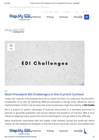 What is EDI Challenges?