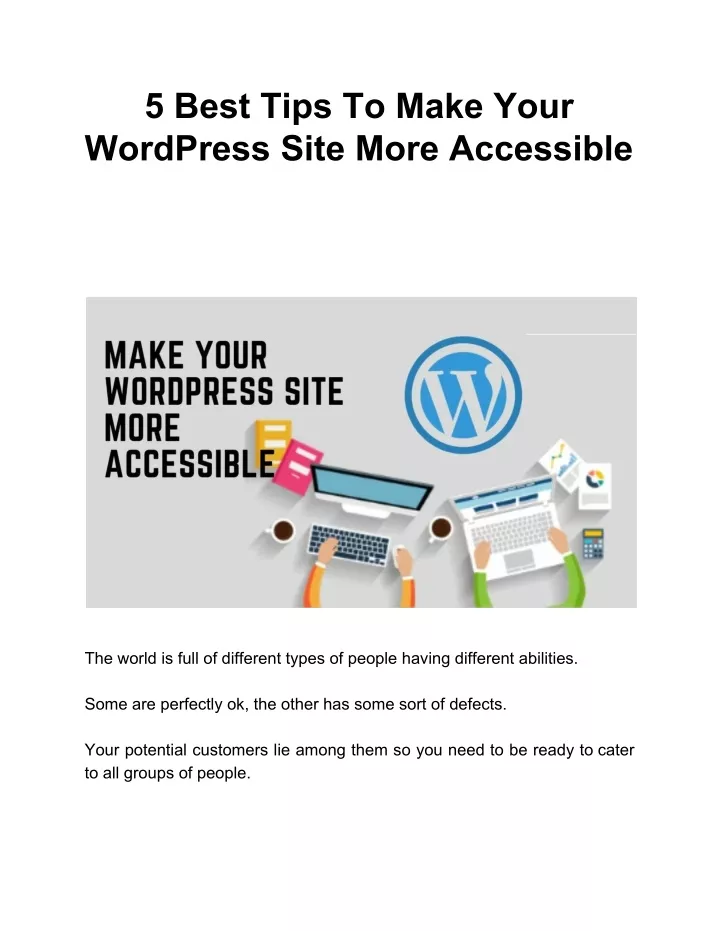 5 best tips to make your wordpress site more