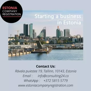 Open A Company in Estonia