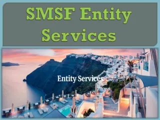 SMSF Entity Services