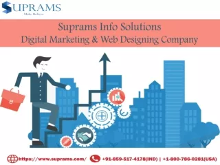 Suprams Info Solutions | Digital Marketing & Web Designing services Company in India