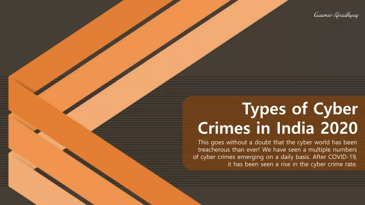 types of cyber crimes in india 2020