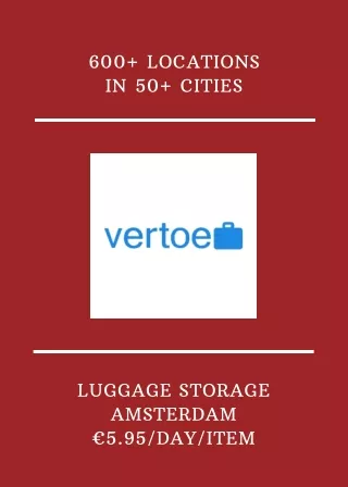 Vertoe Luggage Storage amsterdam pdf