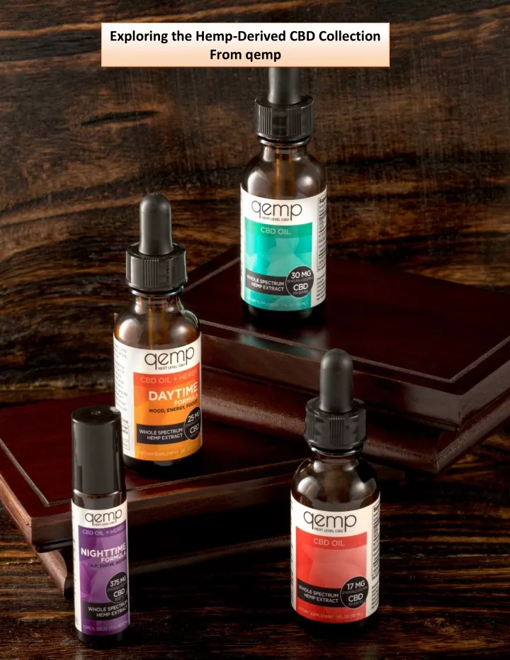 exploring the hemp derived cbd collection from