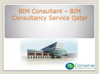 bim consultant bim consultancy service qatar