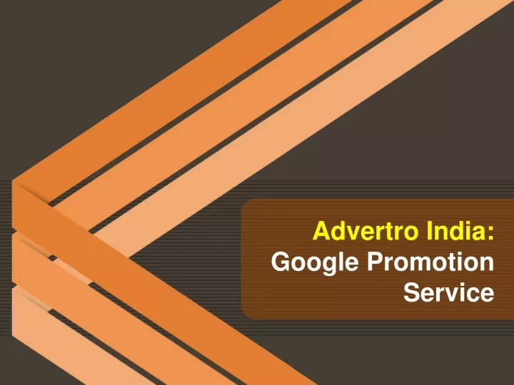 advertro india google promotion service