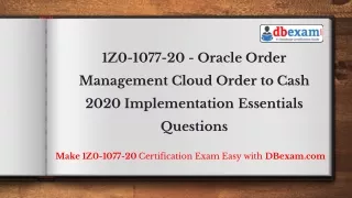 1z0 1077 20 oracle order
