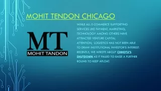 mohit tendon chicago