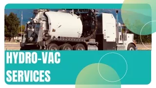Safe and Reliable Hydro-vac Excavation