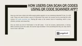 How Users Can Scan QR Codes Using QR Code Scanner App?