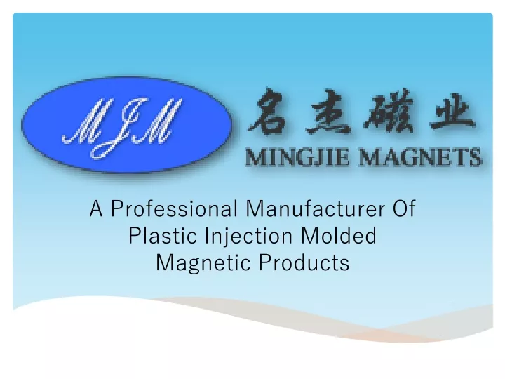 a professional manufacturer of plastic injection molded magnetic products