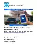 Global Smart Security Market Size, Growth & Industry Report to 2025 - slide 1