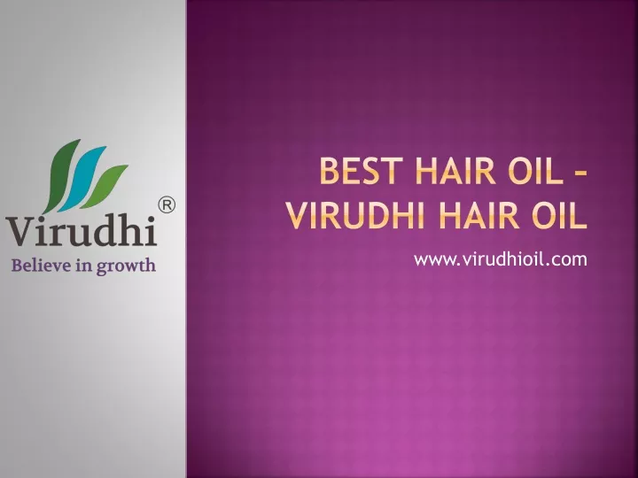 best hair oil virudhi hair oil