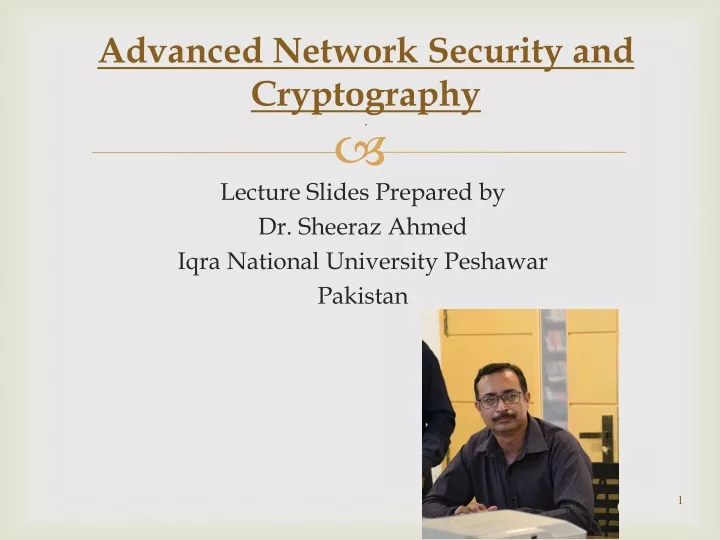 advanced network security and cryptography