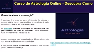 Google Slides - Curso de Astrologia Online - Descubra Como