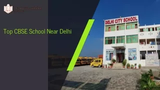 Best CBSE School near Delhi with Smart Class