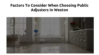 factors to consider when choosing public