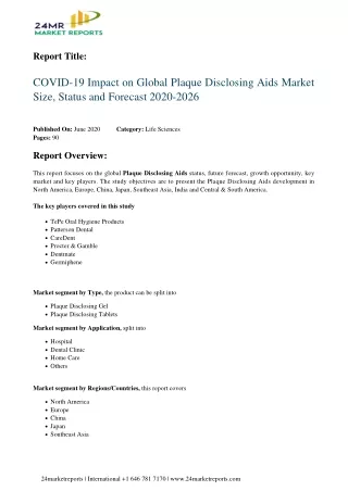 report title