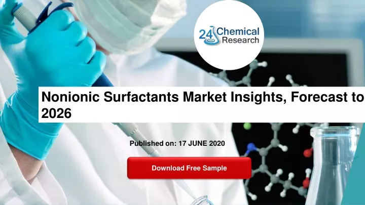 nonionic surfactants market insights forecast