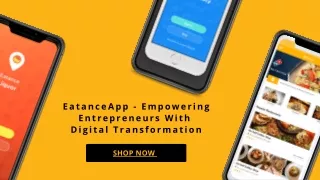 EatanceApp — Empowering Entrepreneurs With Digital Transformation