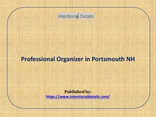 Professional Organizer in Portsmouth NH