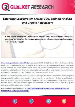 enterprise collaboration market size business