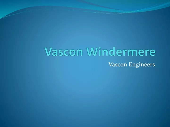 vascon windermere