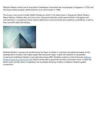 midtown modern will be one of guocoland