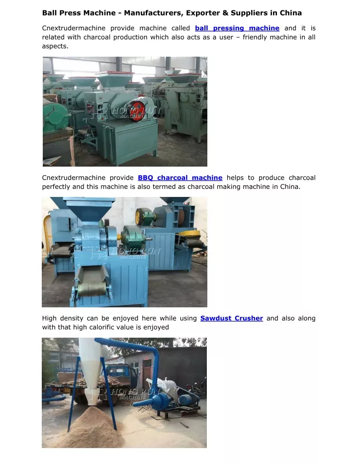 ball press machine manufacturers exporter