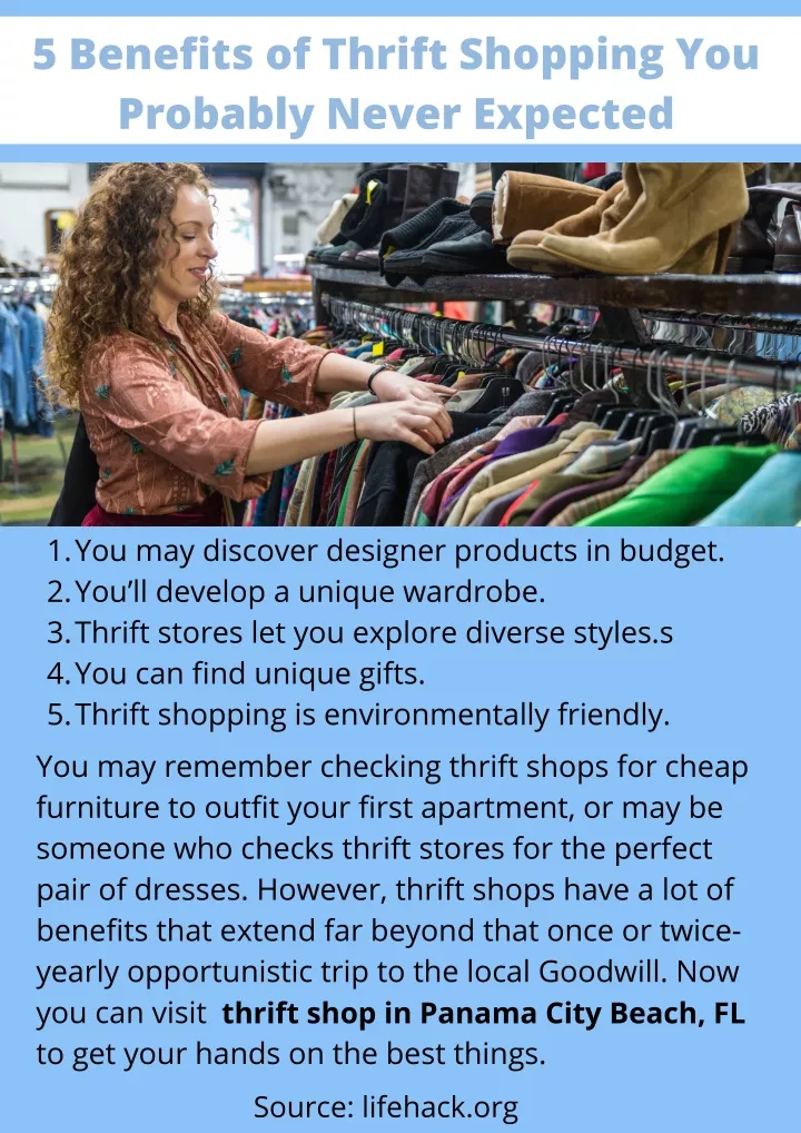 5 benefits of thrift shopping you probably never