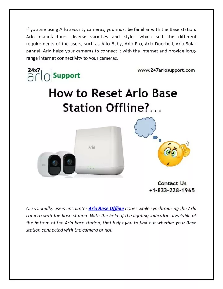 if you are using arlo security cameras you must