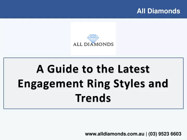 a guide to the latest engagement ring styles