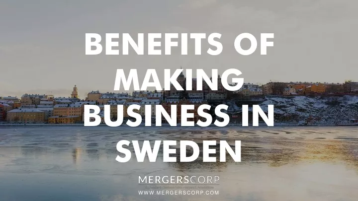 benefits of making business in sweden