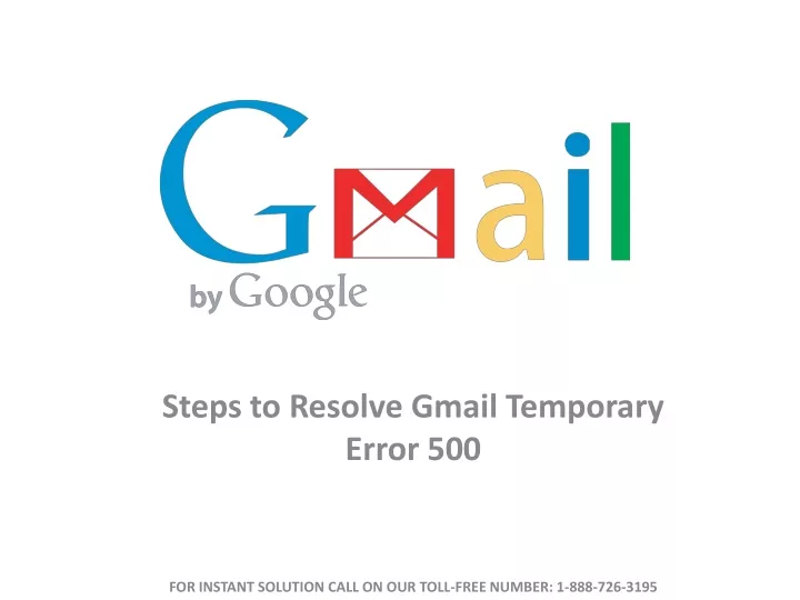 steps to resolve gmail temporary error 500