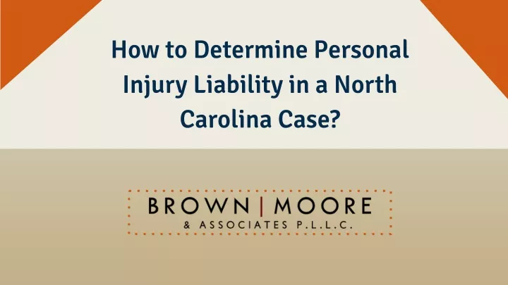 how to determine personal injury liability