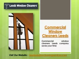 Commercial Window Cleaners Leeds