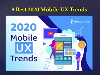 8 best 2020 mobile ux trends