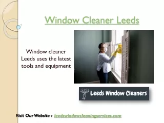 Window Cleaner Leeds