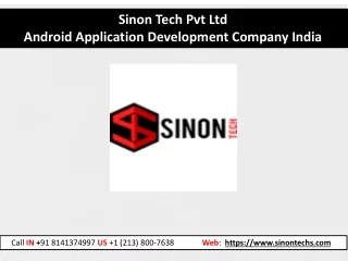 sinon tech pvt ltd android application