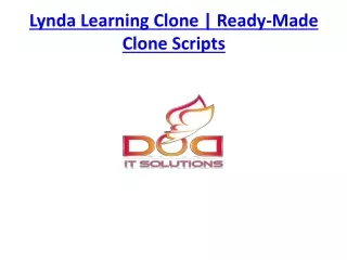 lynda learning clone ready made clone scripts