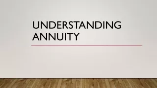 understanding annuity