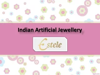 Indian Artificial Jewellery online, Buy Indian Artificial Jewellery Online in India -  Estele.co