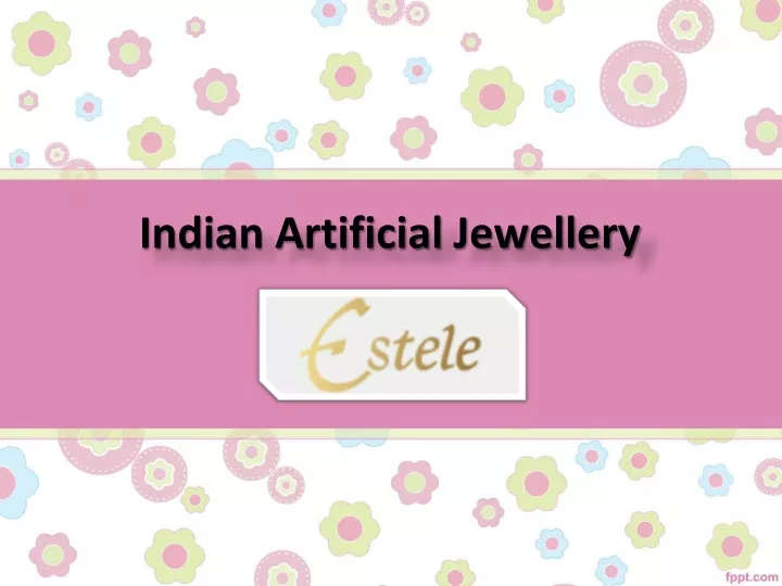 indian artificial j ewellery