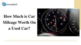 how much is car mileage worth on a used car