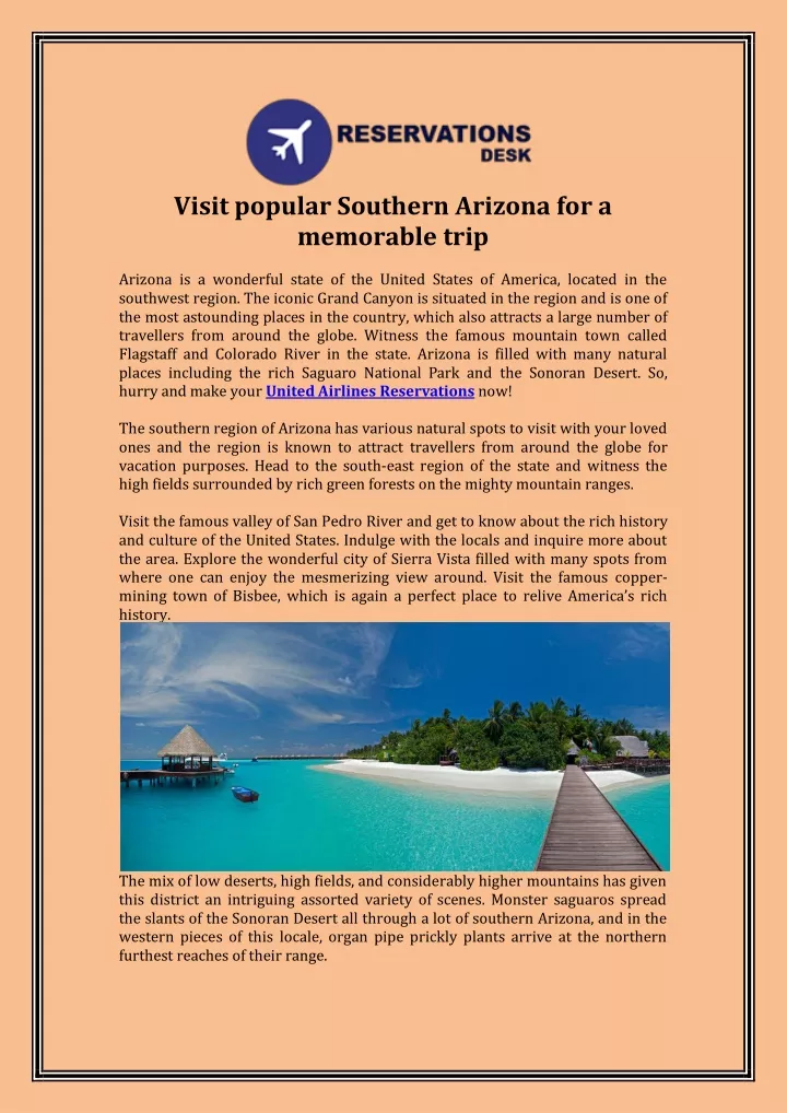 visit popular southern arizona for a memorable