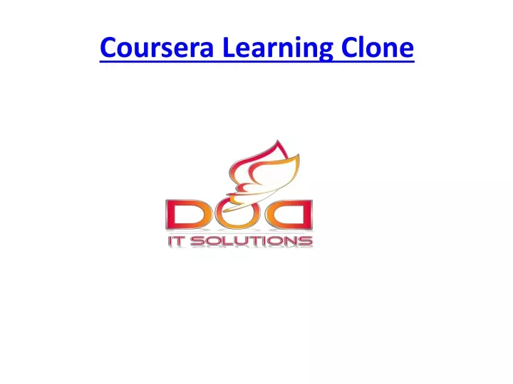 coursera learning clone